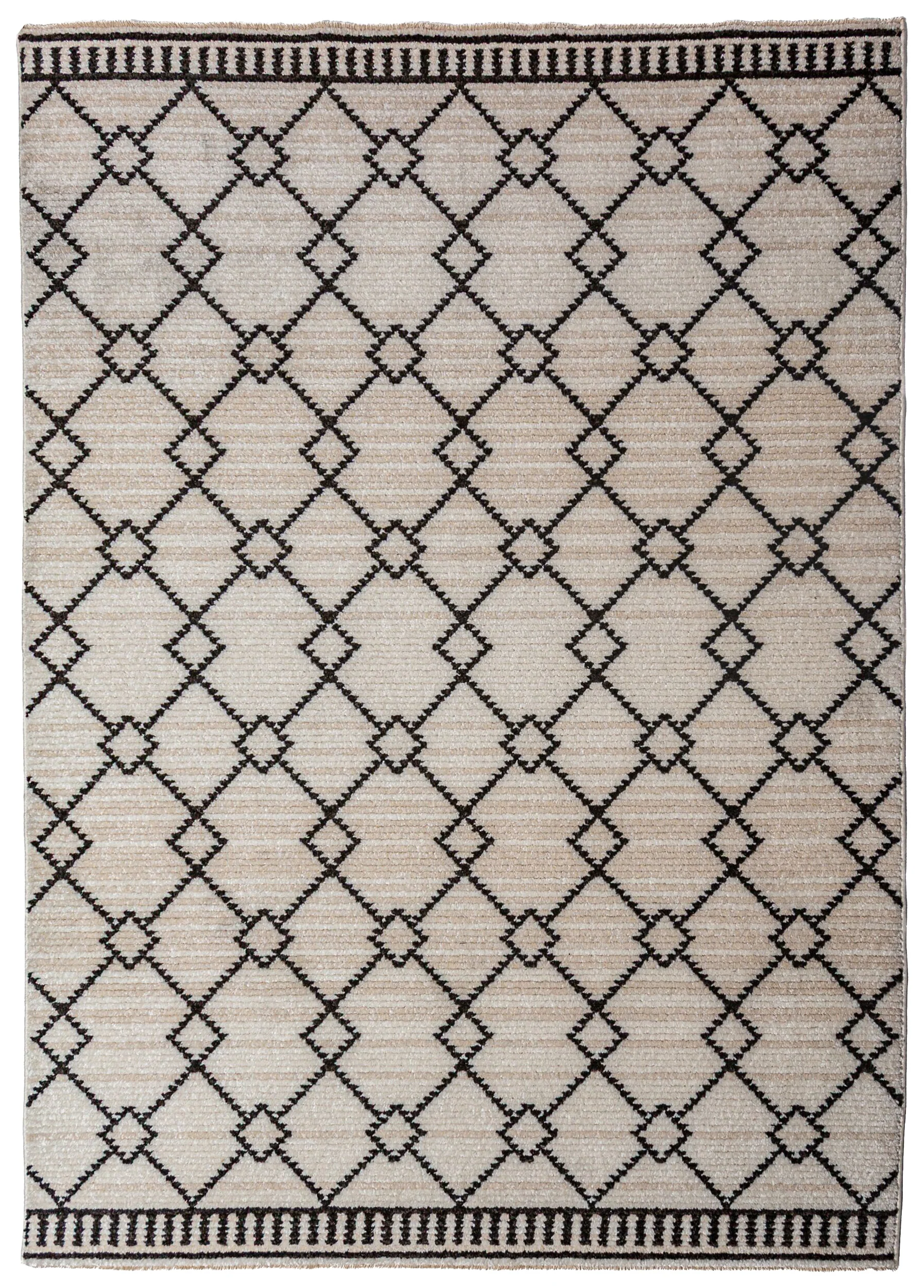Dywan Allia Diamond 200×300 cm biało-czarny