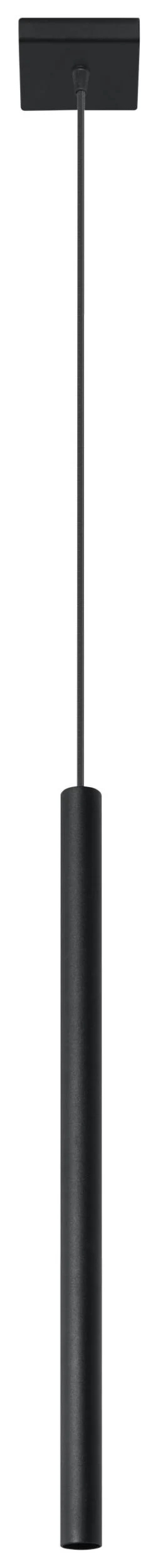 Lampa wisząca Lagga 8×8 cm x1 czarna