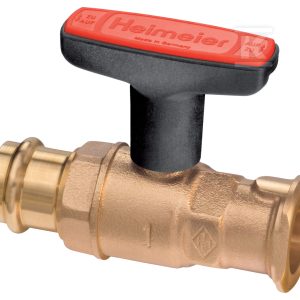 Zawór kulowy z brązu z klapą zwrotną do pomp, Viega – Globo P-S 28mm x 1 cal 0632-28.000