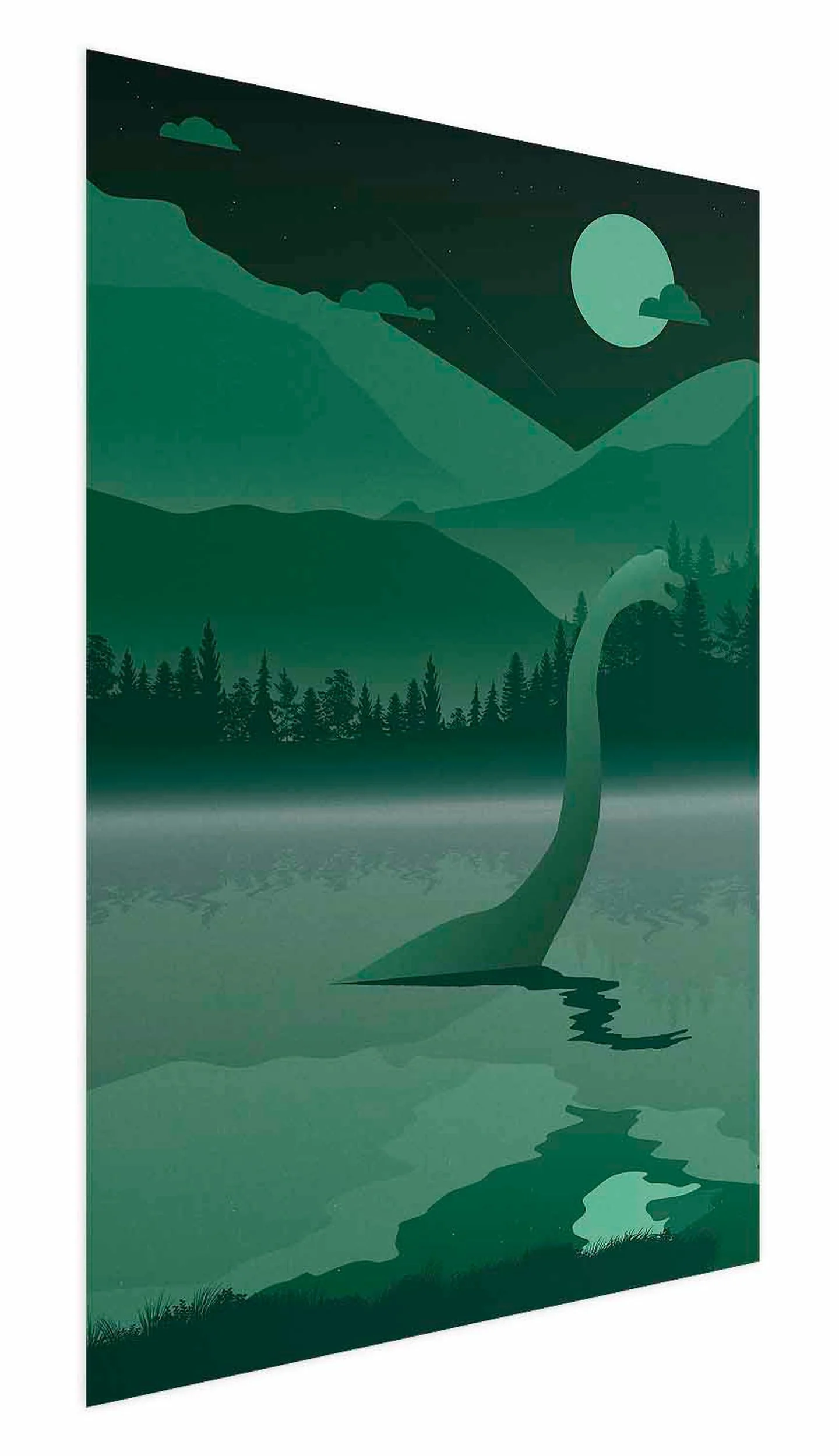 Plakat Loch Ness 90×60 cm