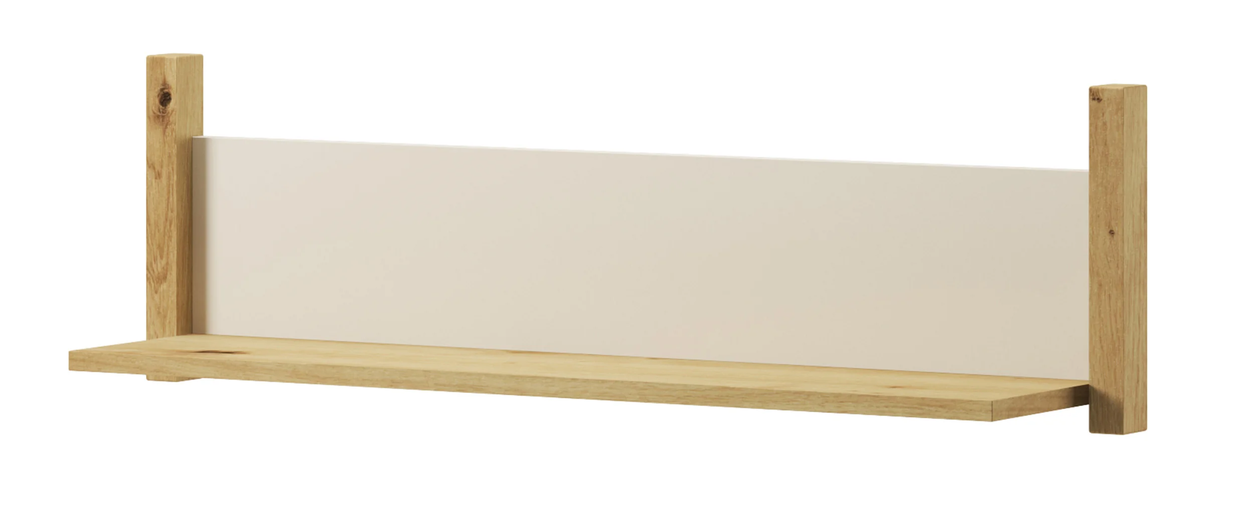 Półka wisząca Lenny 90 cm dąb artisan, beż, truflowy