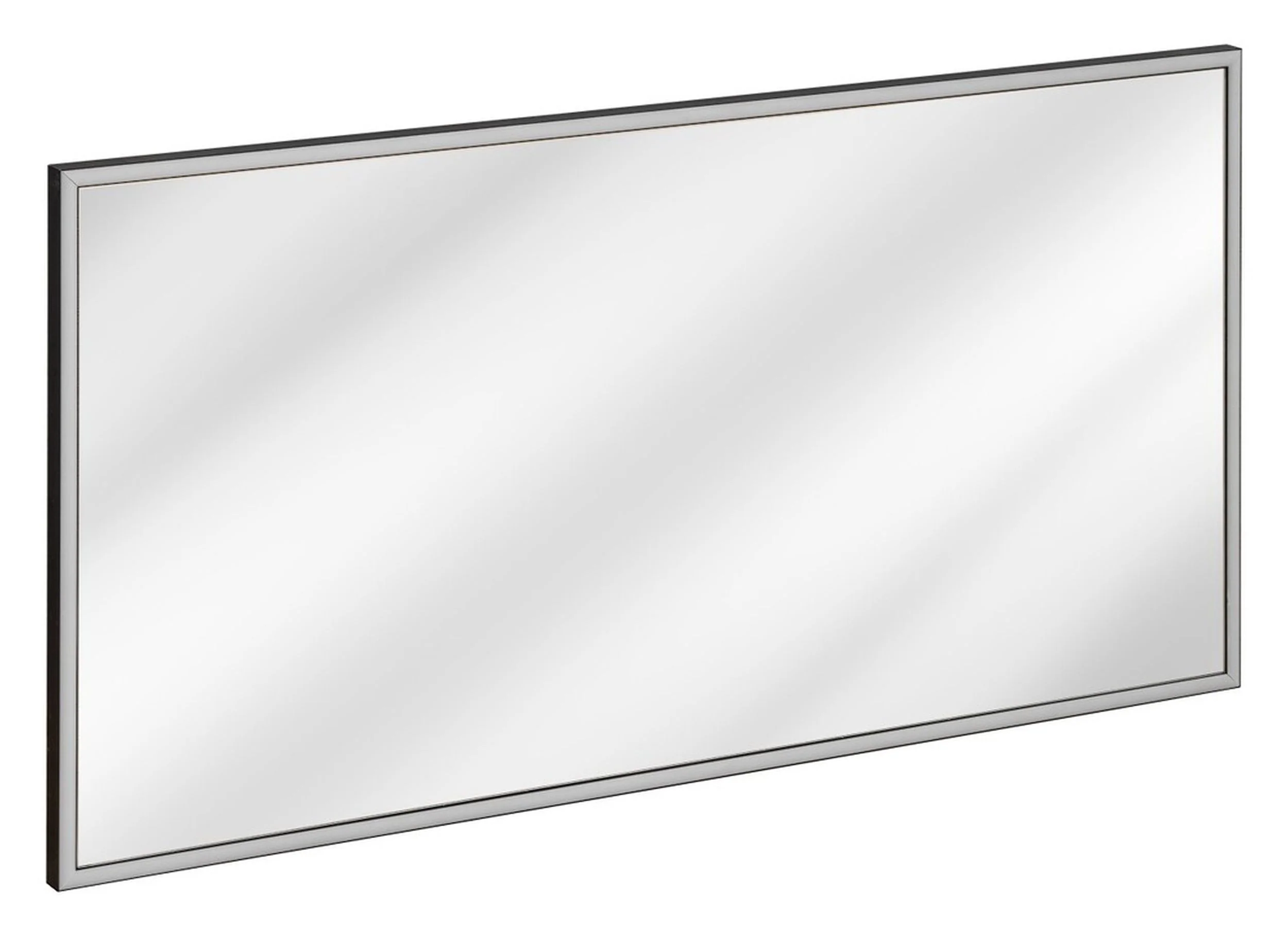 Lustro z podświetleniem LED Alice 123×68 cm w grafitowej ramie