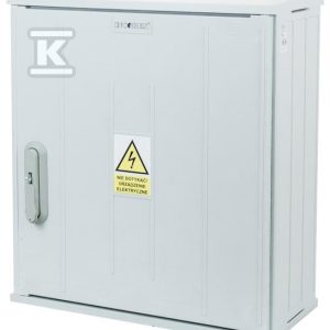 Obudowa termoutwardzalna SSTN 53x58x25 zamek/cięgła/kątowniki daszek skośny (brak wkładki do zamka) IOB-42210-01-002