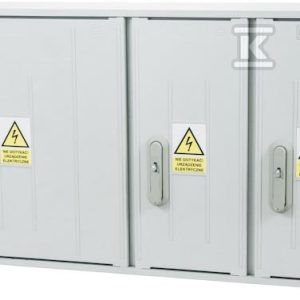 Obudowa termoutwardzalna SSTN 106X58/3L /32 (brak wkładki do zamka) ION-45270-01-002
