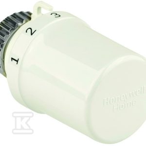 Głowica termostatyczna o gładkiej powierzchni i wysokiej efektywności energetycznej Thera-6 DA, do wkładek zaw. Danfoss, nastawa 1-28°C T3019DAW0
