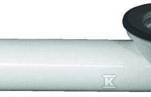 Kolano przyłączeniowe DN40 do brodzika z otworem d52 mm i korkiem HL16.1