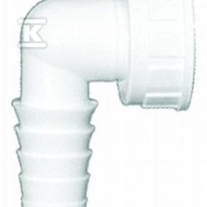 Kolano podłączeniowe do węża z pralki lub zmywarki 1″x3/4″ (17-23mm), na uszczelkę płaską HL19.0