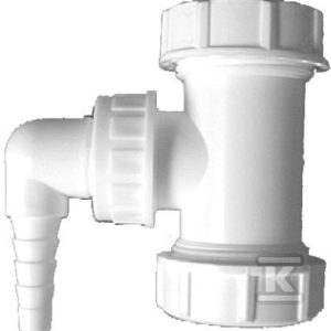 Trójnik DN40x6/4″ z przyłączem węża odpływowego 8-13mm HL19T.2/40