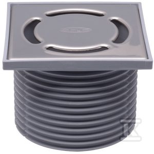 Nasada do wpustów o wymiarze 123x123mm z rusztem nierdzewnym i syfonem oraz pokrywą ochronną na czas montażu HL37N.1