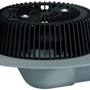 Korpus poziomy wpustu awaryjnego DN75 w wersji Power z kołnierzem PVC HL64PPOWER