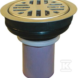 Lejek fi110mm z kratką ze stali szlachetnej fi87mm (dla HL303K) HL307.0