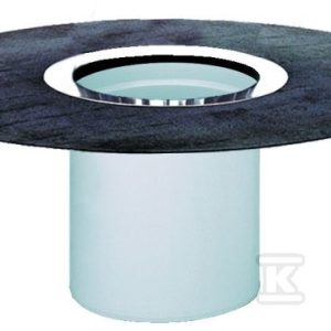 Nadbudowa 180mm fi145mm z płaszczem bitumicznym fi500mm HL350.1H