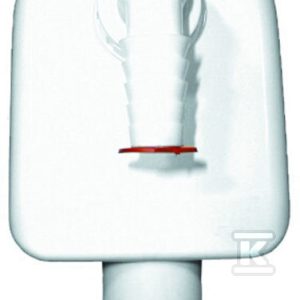 Syfon natynkowy DN40, do pralki lub zmywarki 3 / 4′ HL19, biały HL410