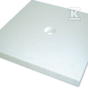 Płyta 90×90 cm z otworem pod wpust, do montażu brodzika HL523U-90X90