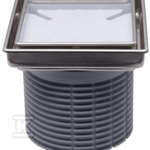 Nasada pasująca do wpustów HL80-510 (3020) pod płytkę z ramką nierdzewną 132x132mm/112x112mm HL3020