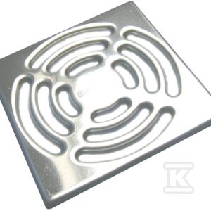 Kratka ściekowa ze stali szlachetnej 115x115mm „Rondo” HL3140