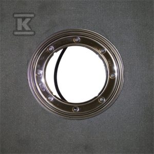 Zestaw izolacyjny składajacy się z kołnierza ze stali szlachetnej fi148x238mm z śrubami, uszczelką i kołnierzem bitumicznym 500x500mm HL8300.H