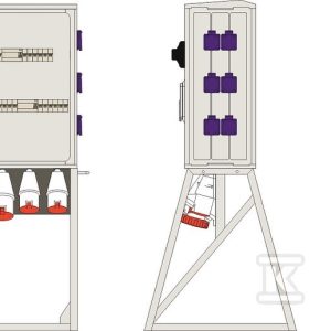 Rozdzielnica budowlana przemysłowa RB-5/6/ST W6021-0218-011