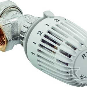 Ogranicznik temperatury powrotu RTL DN15, niklowany, KVS 0,73, kątowy 9173-02.800