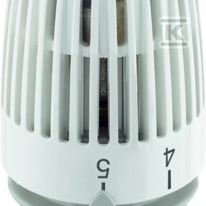 Głowica termostatyczna K biała/pierścień zabezpieczający 6020-00.500