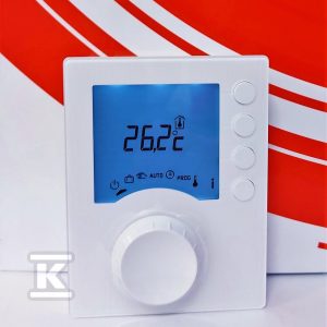 Termostat programowalny, radiowy TYBOX 137 + do kotła lub nierewersyjnej pompy ciepła 6053073