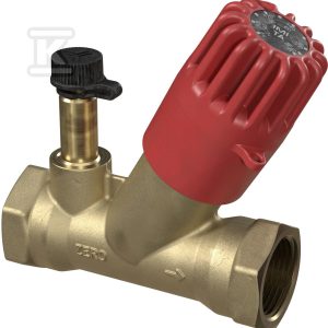 Zawór termostatyczny TA-THERM ZERO DN15 do C.W.U z króćcem pomiarowym +55°C 52820815