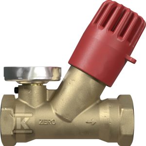 Zawór termostatyczny TA-THERM ZERO DN15 do C.W.U z termometrem +55°C 52820015