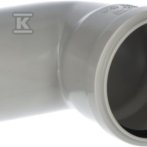 Kolano PP-HT 75/87.5 sanitarne, do kan.wewnętrznej, kolor popiel 2210162190