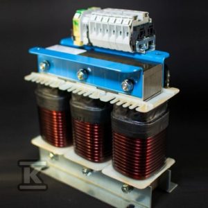 Dławik 3-fazowy INF odstrajający 50Hz, 440V, 7% (Cu), INF 7-10-440