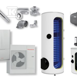 Pompa ciepła powietrzna hybrydowa split MAGIS COMBO PLUS 9 V2 – 7,9kW, 1 fazowa, 230 V zestaw z wymiennikiem M300 i buforem B50 99000137