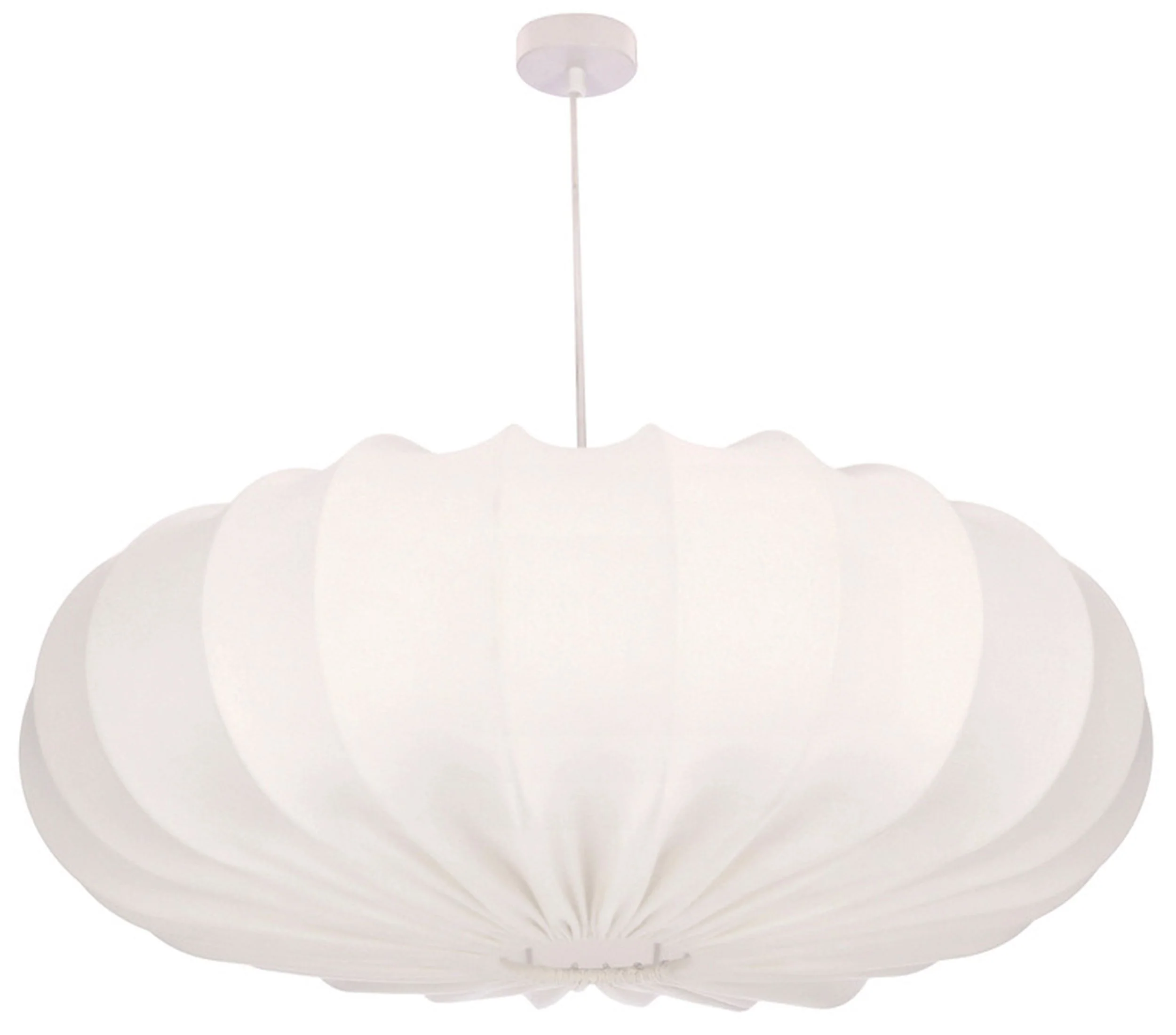 Lampa wisząca Cafee średnica 66 cm latte z białą podstawą