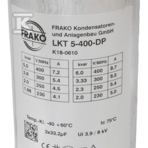 Kondensator FRAKO typu Standard LKT 5-400-DP P3110500