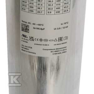 Kondensator FRAKO typu Standard LKT 30-440-DP P3110509