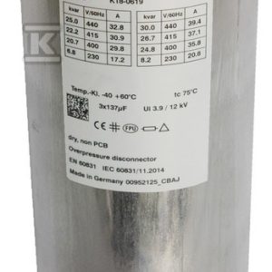 Kondensator FRAKO typu Standard LKT 25-440-DP P3110510