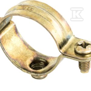 Uchwyt metalowy do rury odgromowej 32 srebrny 10113 (T0008)
