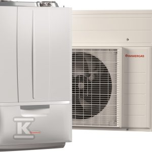 Pompa ciepła powietrzna hybrydowa monoblok VICTRIX HYBRID – 4 kW, 1 fazowa, 230 V z kotłem dwufunkcyjnym 24 kW 3.030698