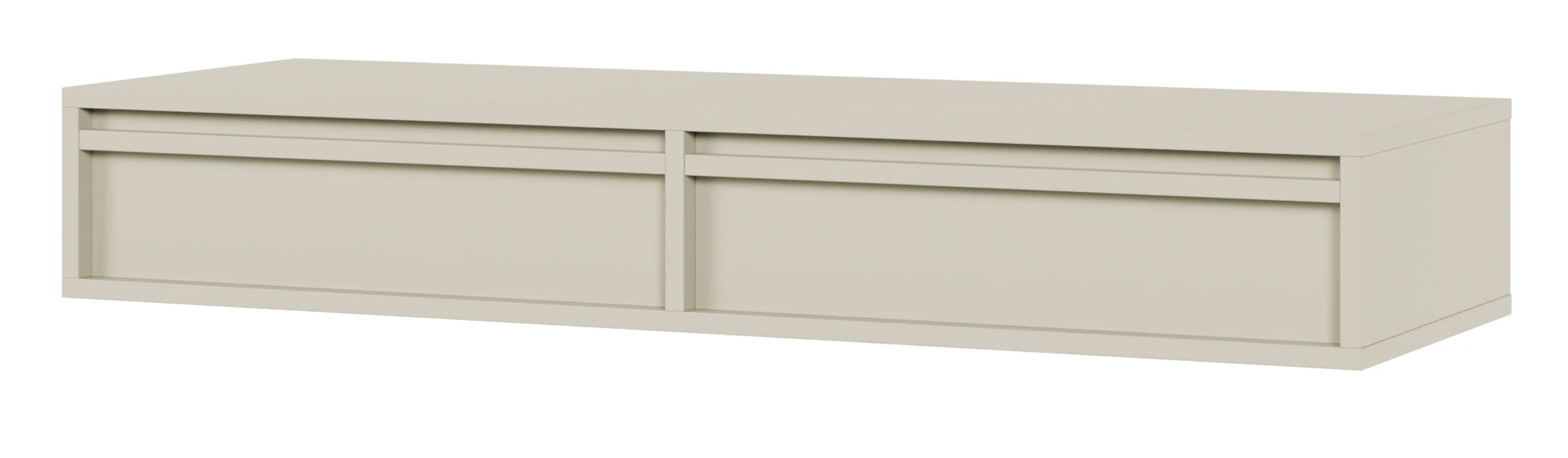Toaletka Evo z szufladami wisząca 110 cm kaszmir