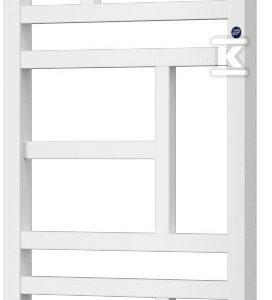 Grzejnik drabinkowy MONDRIAN 400X1140, 378W, podłączenie dolne, rozstaw=50mm, kolor: biały połysk (c35) MON-40/110D50