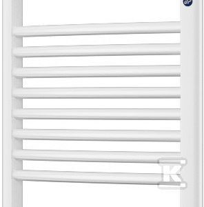 Grzejnik drabinkowy OMEGA-R 600X1173 618W, podłączenie dolne, rozstaw= 50mm, kolor: biały połysk (c35) OMER-60/120D50