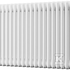 Grzejnik modułowy TUBUS 3 986×700, 1506W, podłączenie dolne prawe/lewe, rozstaw=50mm, kolor: biały połysk (c35) TUB3-070/21V