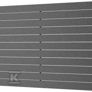 Grzejnik modułowy COVER H NEW 1000/315, 368W, podłączenie boczne, rozstaw=240mm, kolor: grafit (c12) COVHN-100/06C12