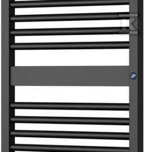 Grzejnik drabinkowy FRAME 400X1075 449W, podłączenie dolne, rozstaw= 370mm, kolor: czarny mat (c31) FRA-40/110C31