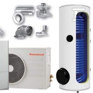 Pompa ciepła powietrzna hybrydowa split Magis Combo 12 V2 T I, zestaw z wymiennikiem M300 i buforem B100 99000159