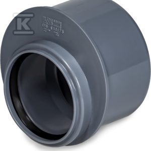 Redukcja krótka PP-HT 110×50 do rury kielichowej, sanitarna, do kan.wewnętrznej, kolor popiel 2231483110