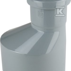 Redukcja długa PP-HT 110×50 do rury kielichowej, sanitarna, do kan.wewnętrznej, kolor popiel 2230482100