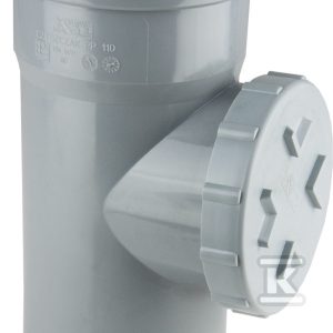 Czyszczak PP-HT 110 sanitarny, do kan.wewnętrznej, kolor popiel 2247202100