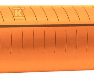 Rura drenarska PVC DN 160 (6m, z kielichem), SN8, typ LP (częściowo sącząca – perforacja w górnej części rury na 220 st. obwodu), gładka, z uszczelką, kolor pomarańczowy 1212343600