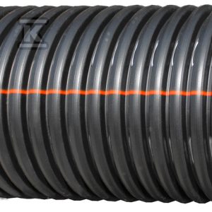 Rura drenarska PEHD K2-DREN DN/OD 110 (6m), SN8, typ LP (częściowo sącząca – perforacja w górnej części rury na 220 st. obwodu), korugowana, kolor czarny 1332039600
