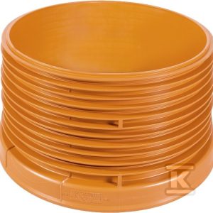 Kineta PP ślepa 1000mm, H=1000mm, bez uszczelki, z drabiną, kolor pomarańczowy (Diamir 1000) 2630080030
