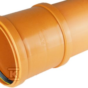Rura kanalizacyjna zewnętrzna PP 630×24.1×3000 SN10 LITA, bezkielichowa ze złączką i uszczelką 0535533300